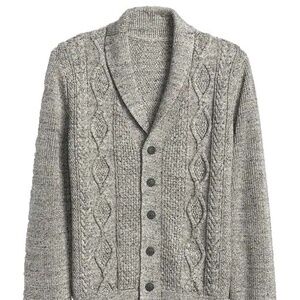 Men’s Cardigan Sweater (Small) | Gap - Gray